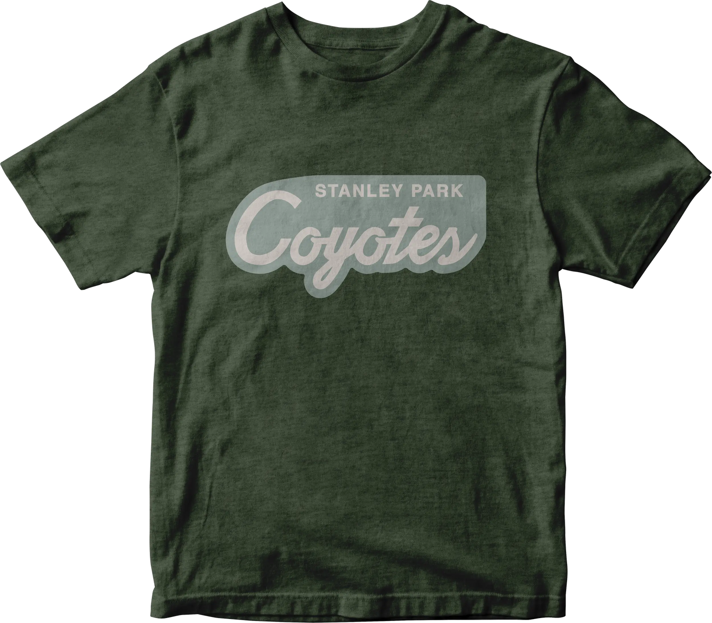 Stanley Park Coyotes Team T-Shirt (Tri-Evergreen)