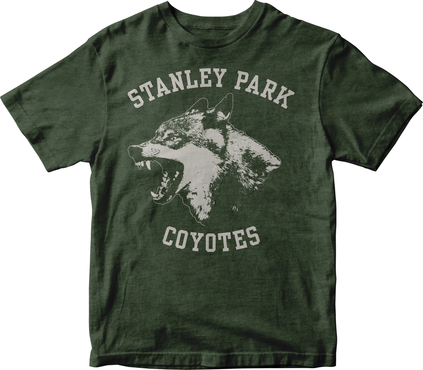 Stanley Park Coyotes T-Shirt (Tri-Evergreen)