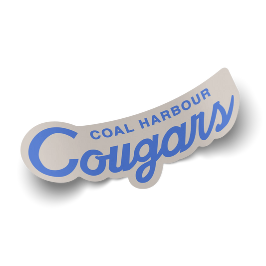 Coal Harbour Cougars Team Sticker (3 Pack)