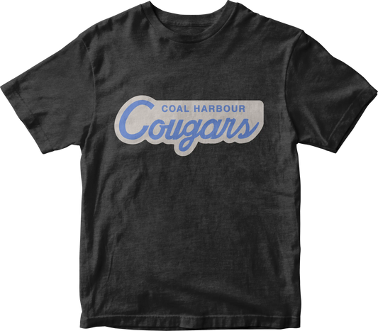 Coal Harbour Cougars Team T-Shirt (Tri-Black)