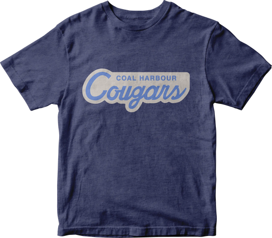 Coal Harbour Cougars Team T-Shirt (Tri-Navy)