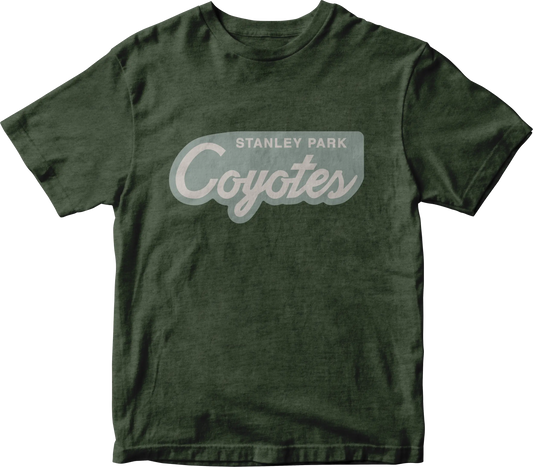 Stanley Park Coyotes Team T-Shirt (Tri-Evergreen)