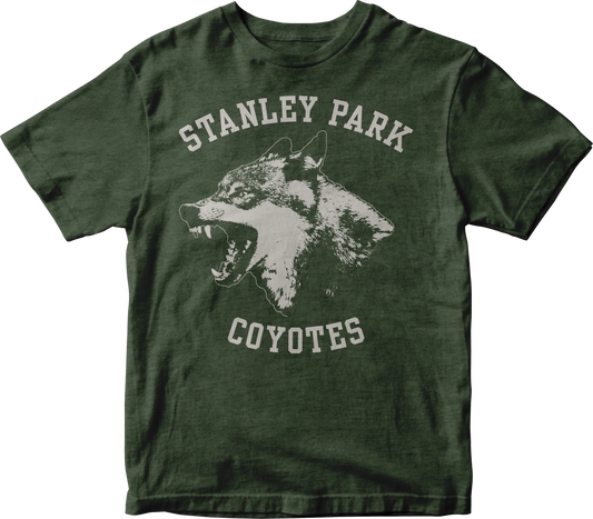 Stanley Park Coyotes T-Shirt (Tri-Evergreen)